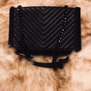 ALDO Black Chain Crossbody Bag “Greenwald”